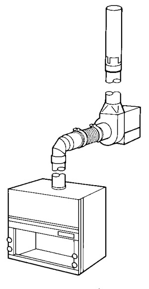 Ductwork with remote blower installation