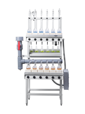 Six-Place Combination Kjeldahl Apparatus