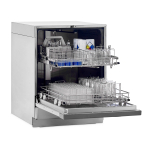 SteamScrubber Glassware Washer, Open with Glassware